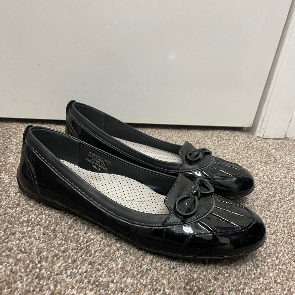 L.L. Bean Patent Leather Duck Flats